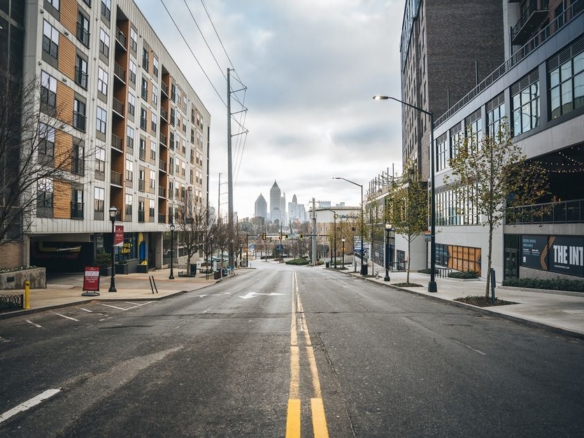 Inman Park and the Atlanta skyline